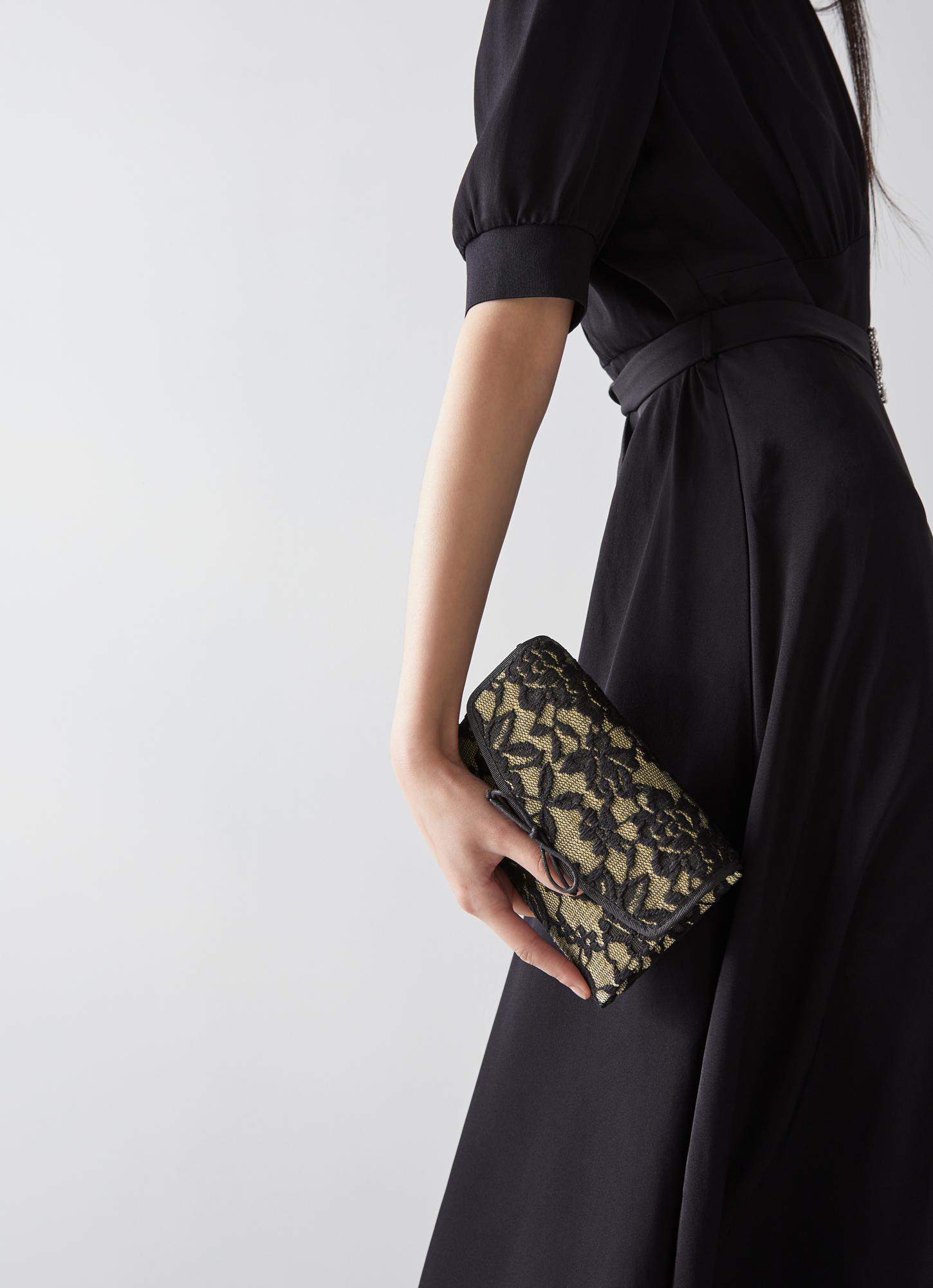 Black lace bag on sale